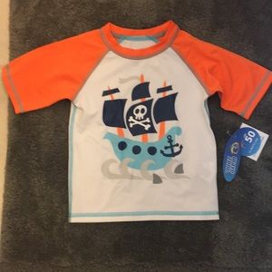 Wave zone toddler boy rash guard